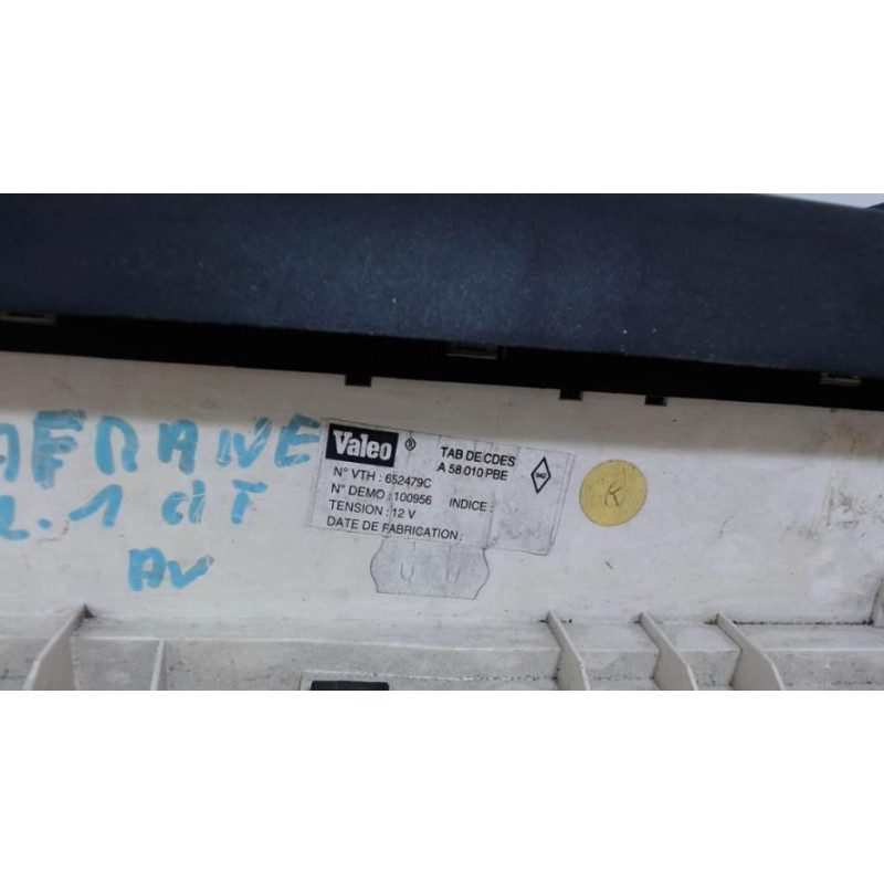 Commande chauffage RENAULT SAFRANE PHASE 1 d’occasion