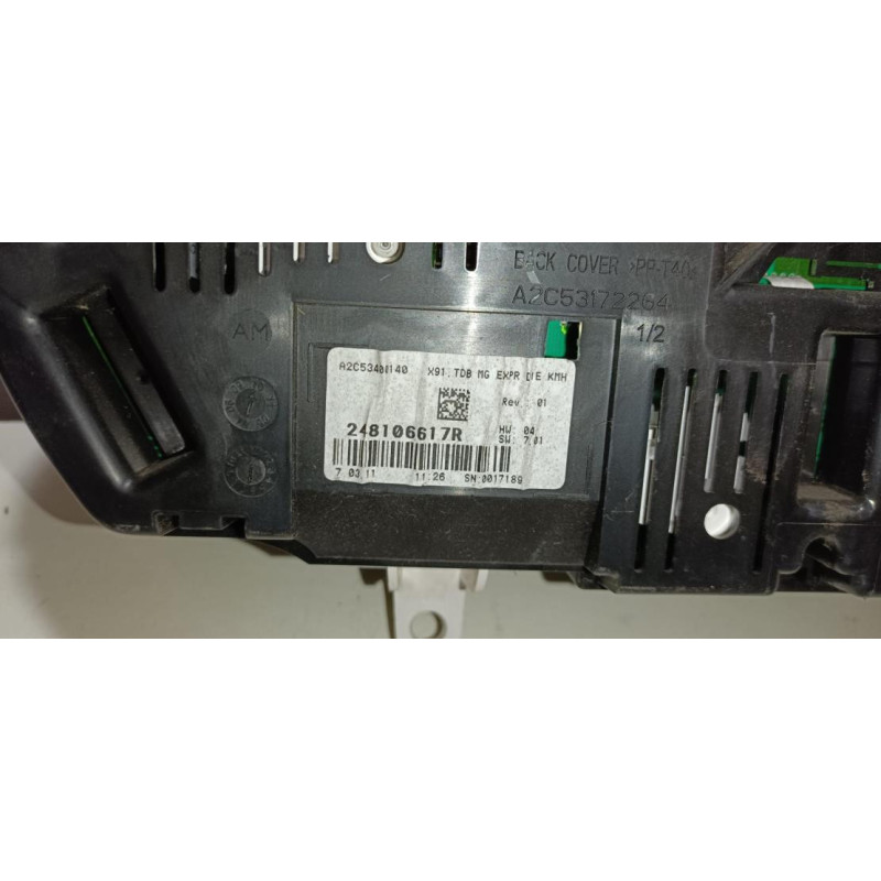 Compteur RENAULT LAGUNA 3 PHASE 2 BREAK d’occasion