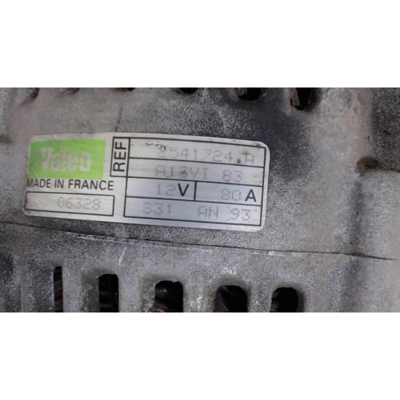 Alternateur CITROEN ZX PHASE 1 d’occasion