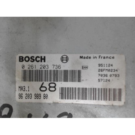 Calculateur CITROEN SAXO PHASE 1 d’occasion