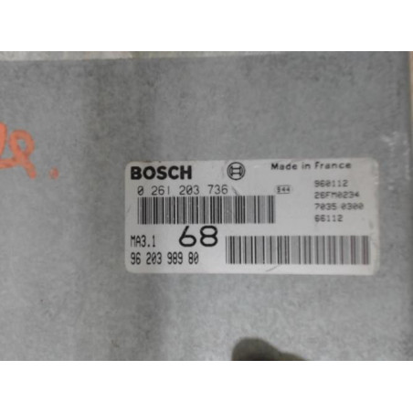 Calculateur CITROEN SAXO PHASE 1 d’occasion
