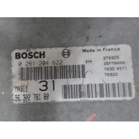 Calculateur CITROEN SAXO PHASE 1 d’occasion