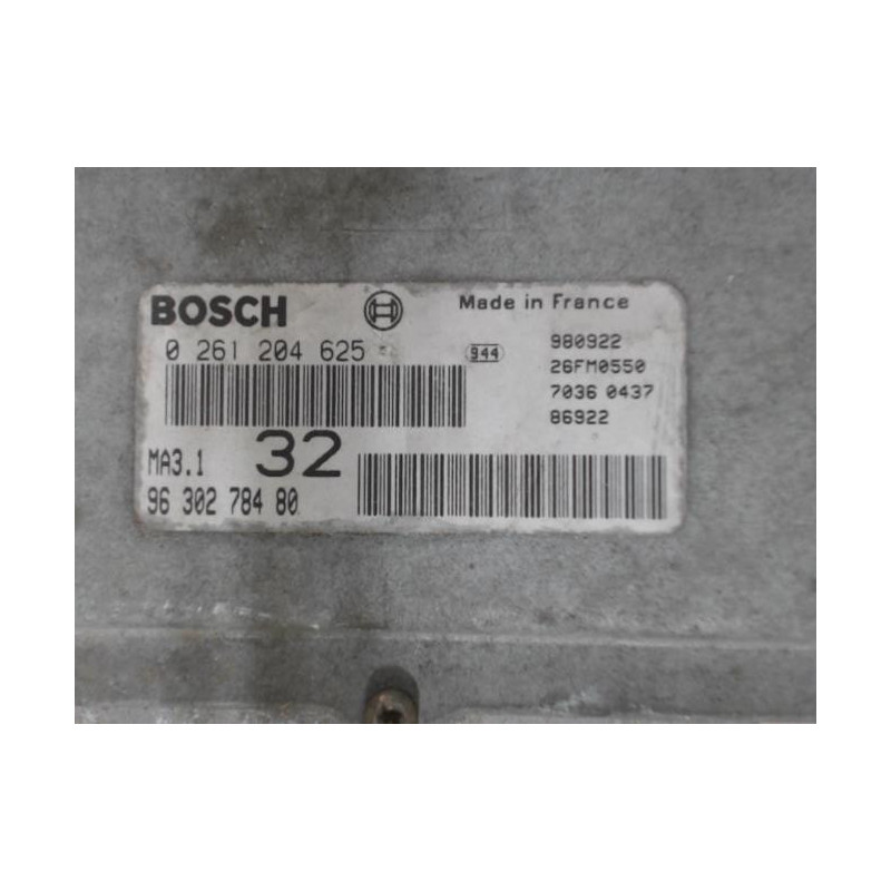 Calculateur PEUGEOT 1.0I 50 8V d’occasion