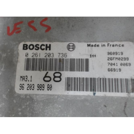 Calculateur CITROEN SAXO PHASE 1 d’occasion