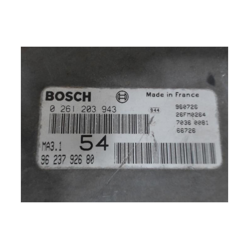 Calculateur PEUGEOT 106 PHASE 2 d’occasion