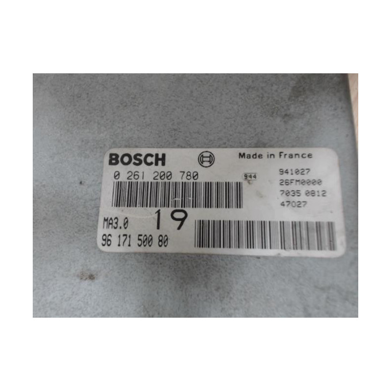 Calculateur PEUGEOT 106 PHASE 1 d’occasion