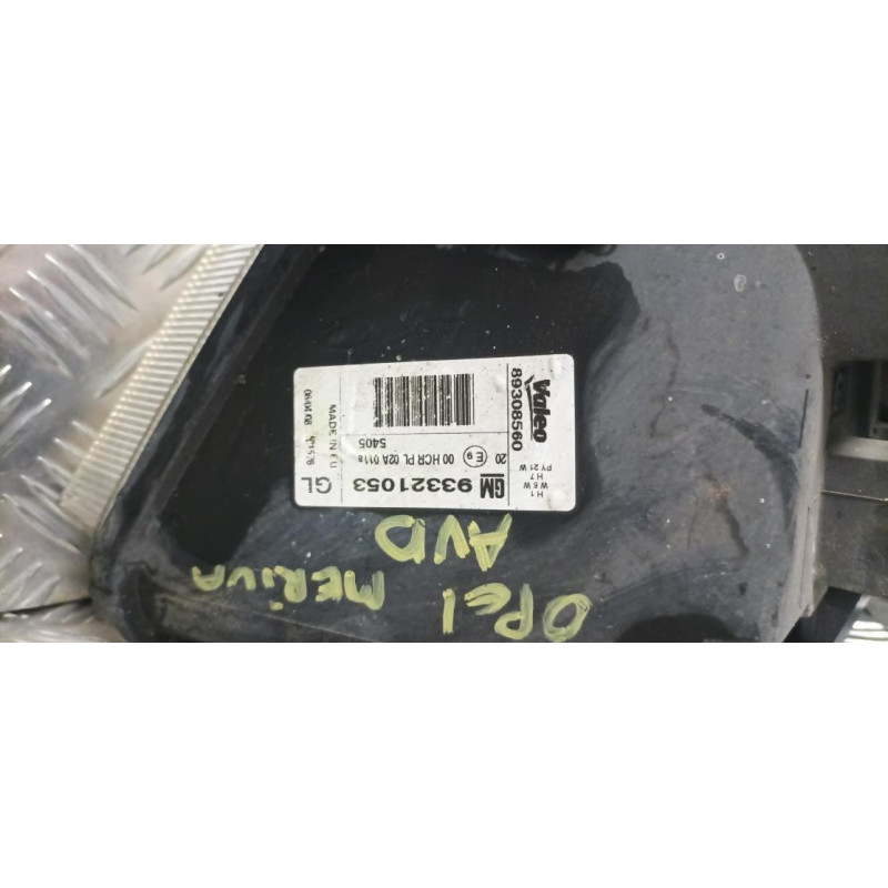 Optique avant principal droit (feux)(phare) OPEL MERIVA A PHASE 2 d’occasion