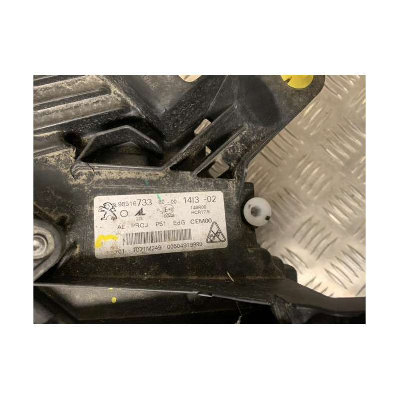 Optique avant principal gauche (feux)(phare) PEUGEOT 308 3 d’occasion