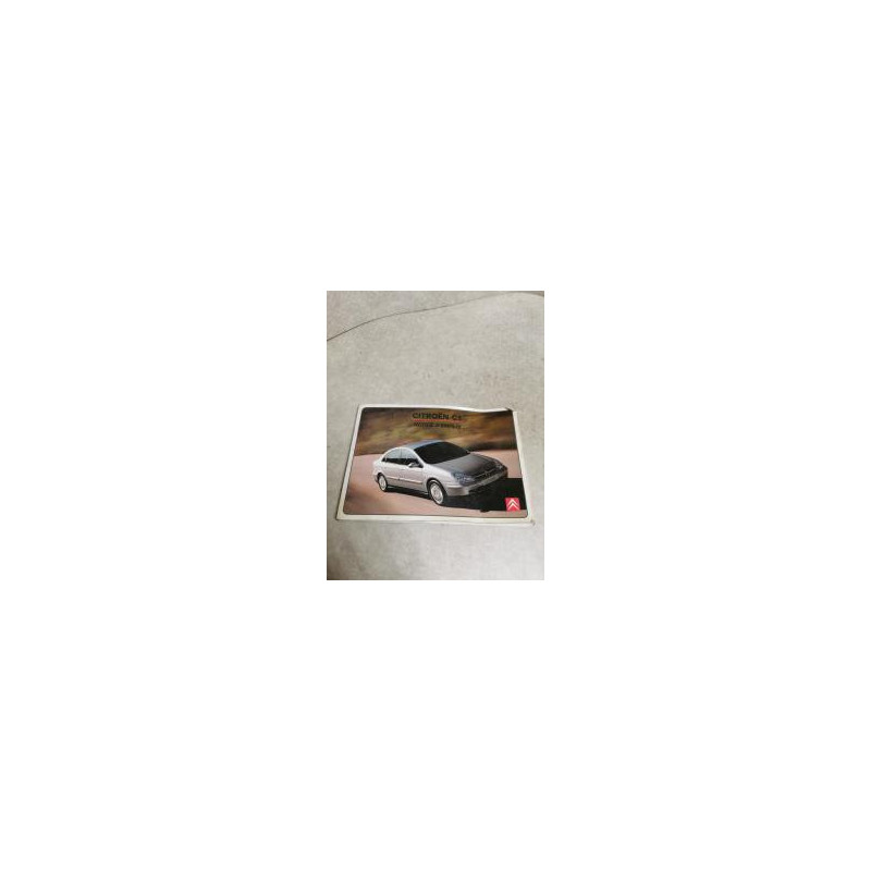 Notice d'utilisation CITROEN C5 1 PHASE 1 d’occasion