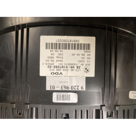 Compteur BMW SERIE 3 E92 COUPE PHASE 1 d’occasion