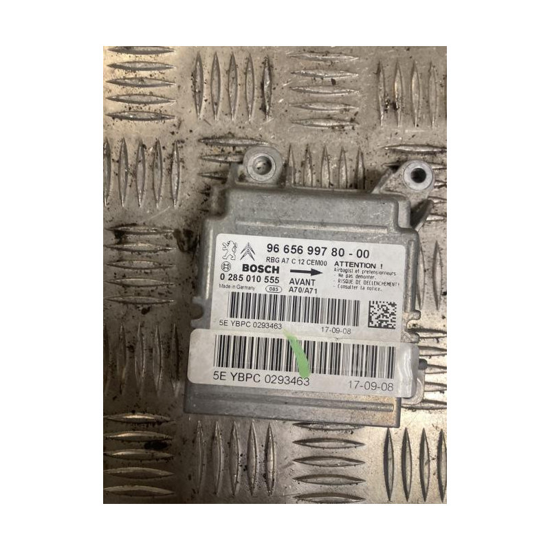 Boitier air bag PEUGEOT 207 PHASE 2 BREAK d’occasion