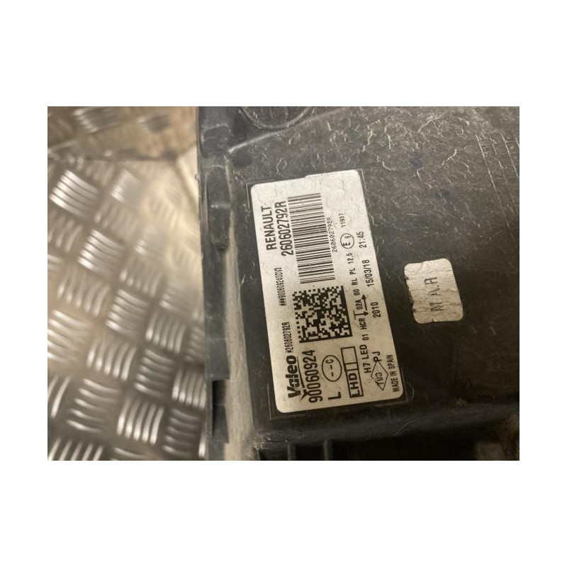 Optique avant principal gauche (feux)(phare) RENAULT MEGANE 4 PHASE 1 d’occasion
