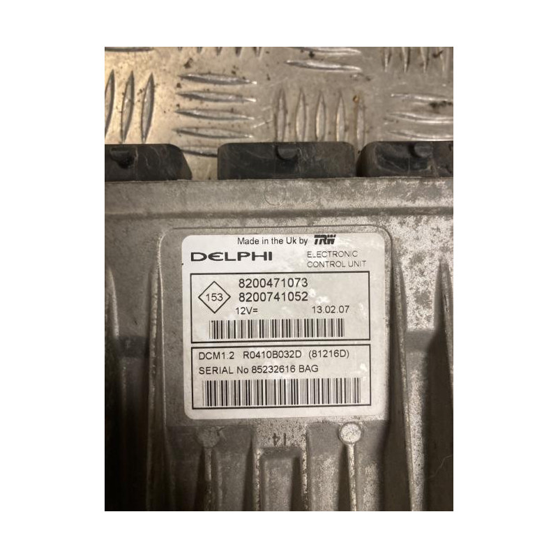 Calculateur moteur RENAULT TWINGO 2 PHASE 1 d’occasion