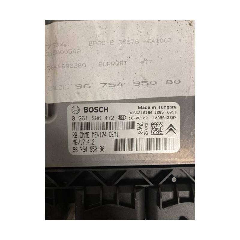 Calculateur moteur PEUGEOT 308 1 PHASE 2 d’occasion