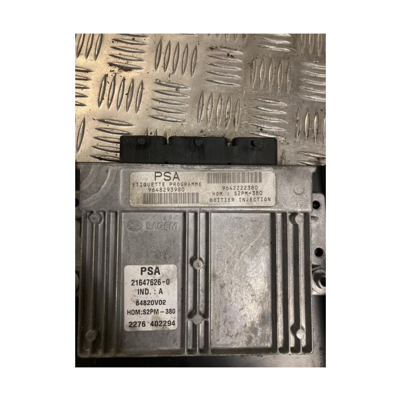 Calculateur moteur CITROEN C3 1 PHASE 1 d’occasion