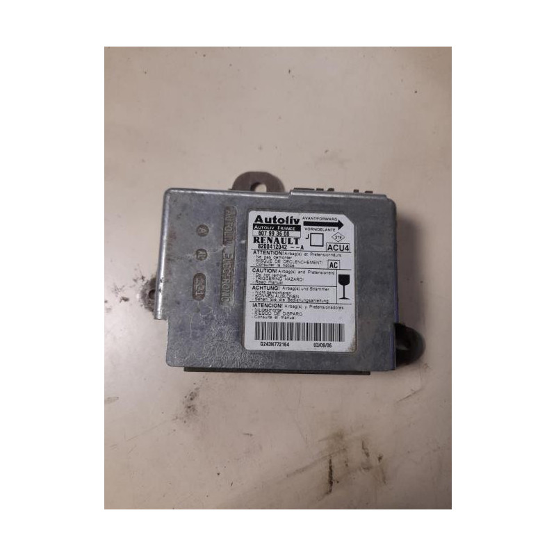 Boitier air bag RENAULT SCENIC 2 PHASE 1 d’occasion
