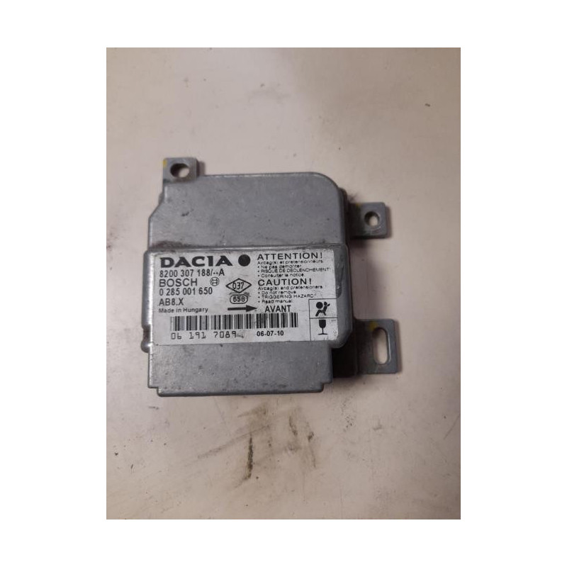Boitier air bag DACIA LOGAN 1 PHASE 2 d’occasion