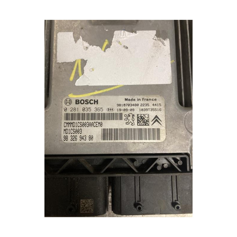 Calculateur moteur CITROEN C3 3 PHASE 1 d’occasion