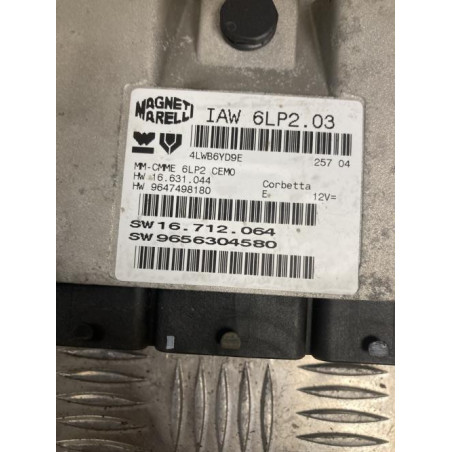 Calculateur moteur PEUGEOT 206 PHASE 2 d’occasion