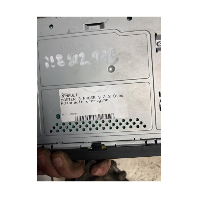 Autoradio d'origine RENAULT MASTER 3 PHASE 3 d’occasion