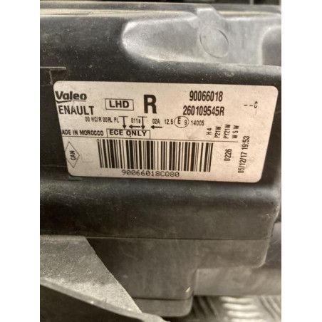 Optique avant principal droit (feux)(phare) DACIA LODGY PHASE 1 d’occasion