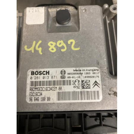 Calculateur moteur CITROEN BERLINGO 2 PHASE 1 d’occasion