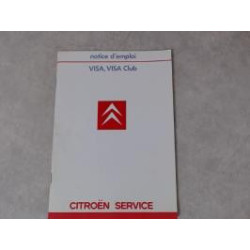 Notice d'utilisation CITROEN VISA CLUB d’occasion