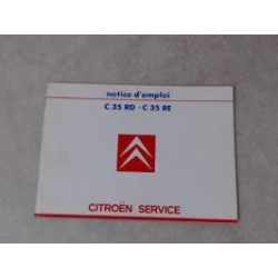 Notice d'utilisation CITROEN C35 RE d’occasion