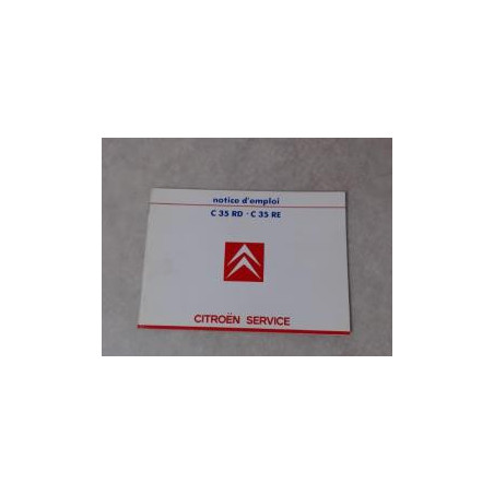 Notice d'utilisation CITROEN C35 RE d’occasion