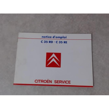 Notice d'utilisation CITROEN C35 RE d’occasion