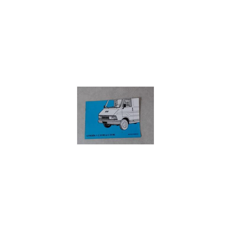 Notice d'utilisation CITROEN C35RE d’occasion