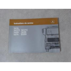 Notice d'utilisation MERCEDES 1414 d’occasion