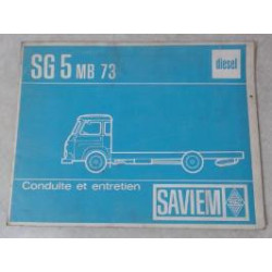 Notice d'utilisation RENAULT SG 5 MB 73 d’occasion