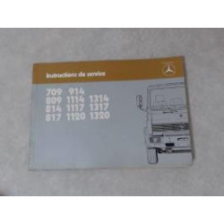 Notice d'utilisation MERCEDES 709 d’occasion