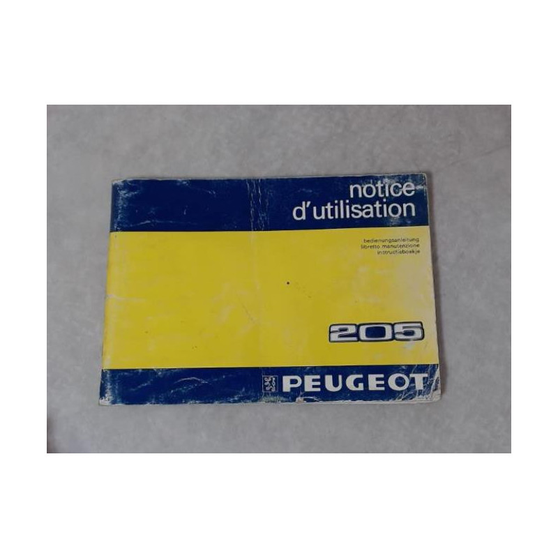 Notice d'utilisation PEUGEOT  d’occasion