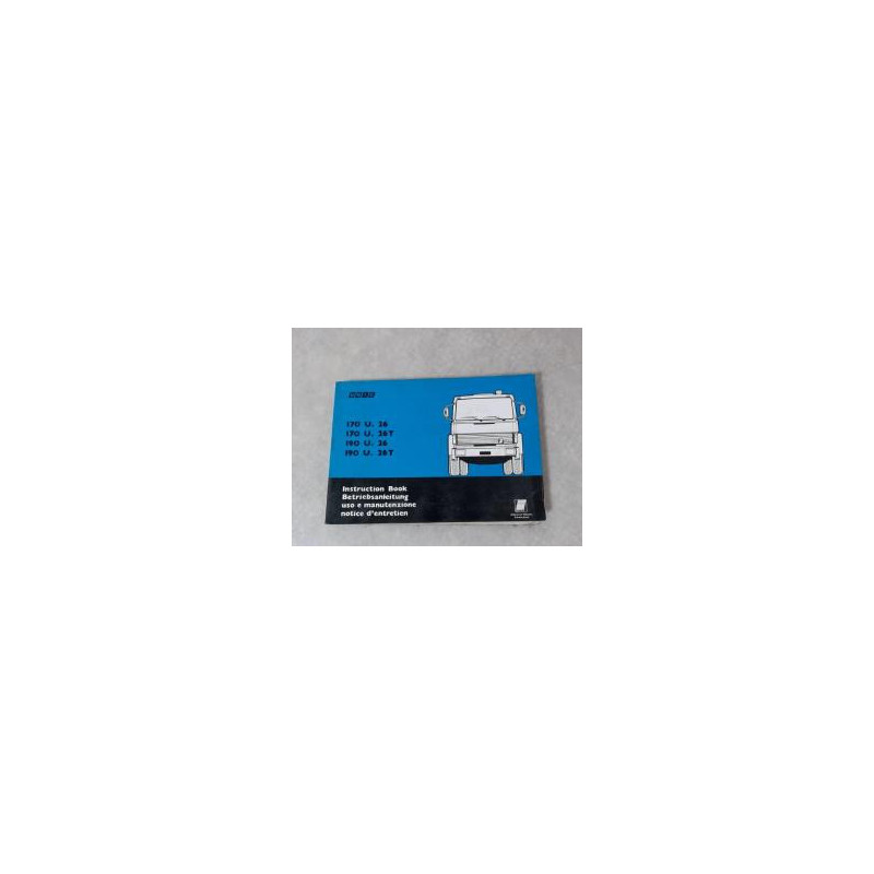 Notice d'utilisation IVECO 170 U. 26 d’occasion