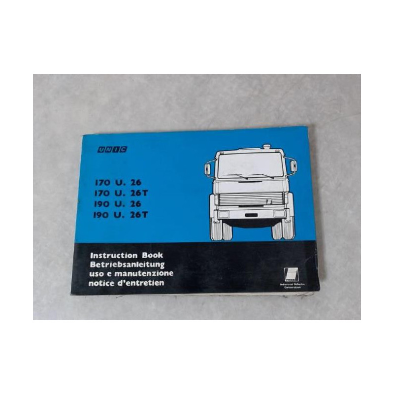 Notice d'utilisation IVECO 170 U. 26 d’occasion