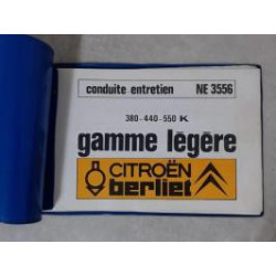 Notice d'utilisation CITROEN 380-440-550 K d’occasion