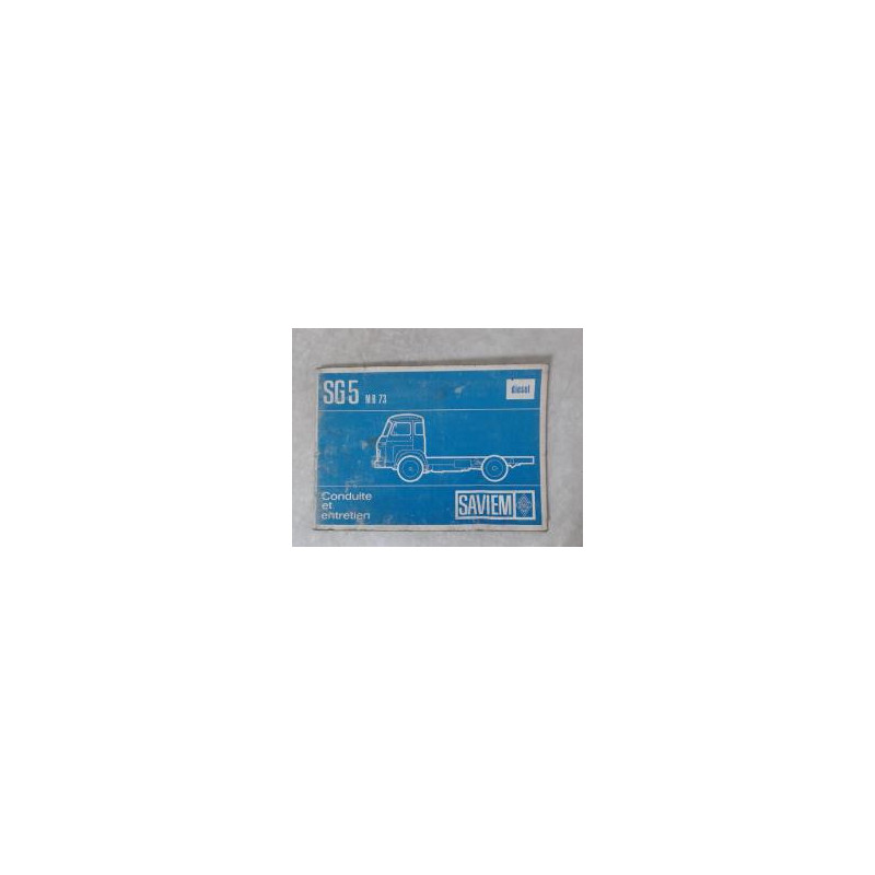 Notice d'utilisation RENAULT SG5 d’occasion