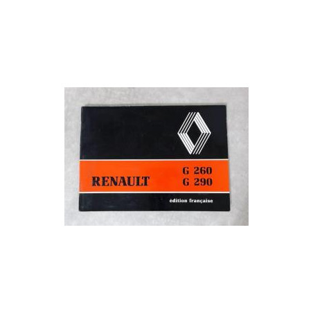 Notice d'utilisation RENAULT G290 d’occasion