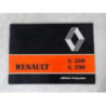 Notice d'utilisation RENAULT G290 d’occasion