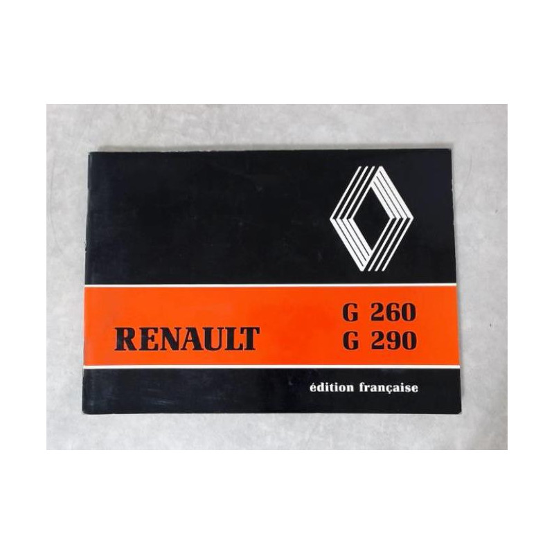 Notice d'utilisation RENAULT G290 d’occasion