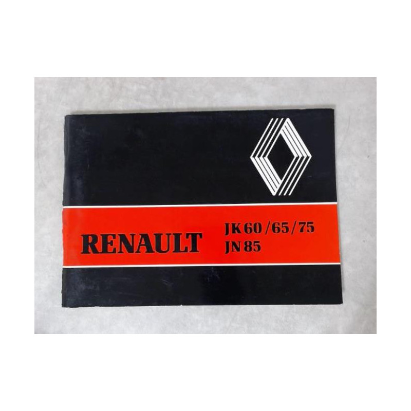 Notice d'utilisation RENAULT 65/75 JN 85 d’occasion