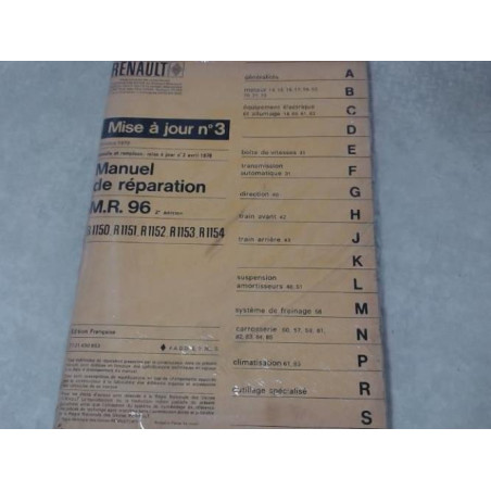 Notice d'utilisation RENAULT R 1150 d’occasion