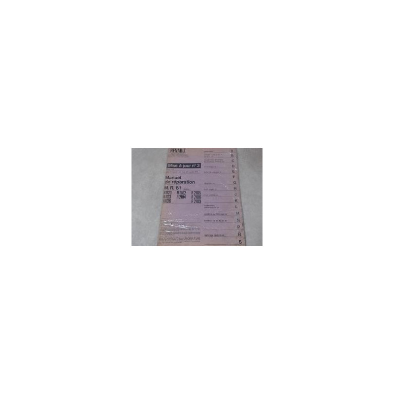 Notice d'utilisation RENAULT R1120 d’occasion