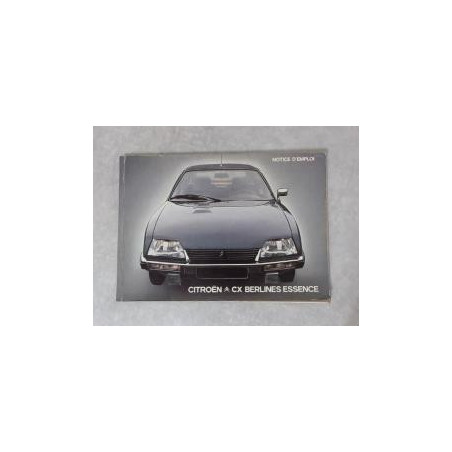 Notice d'utilisation CITROEN CX d’occasion
