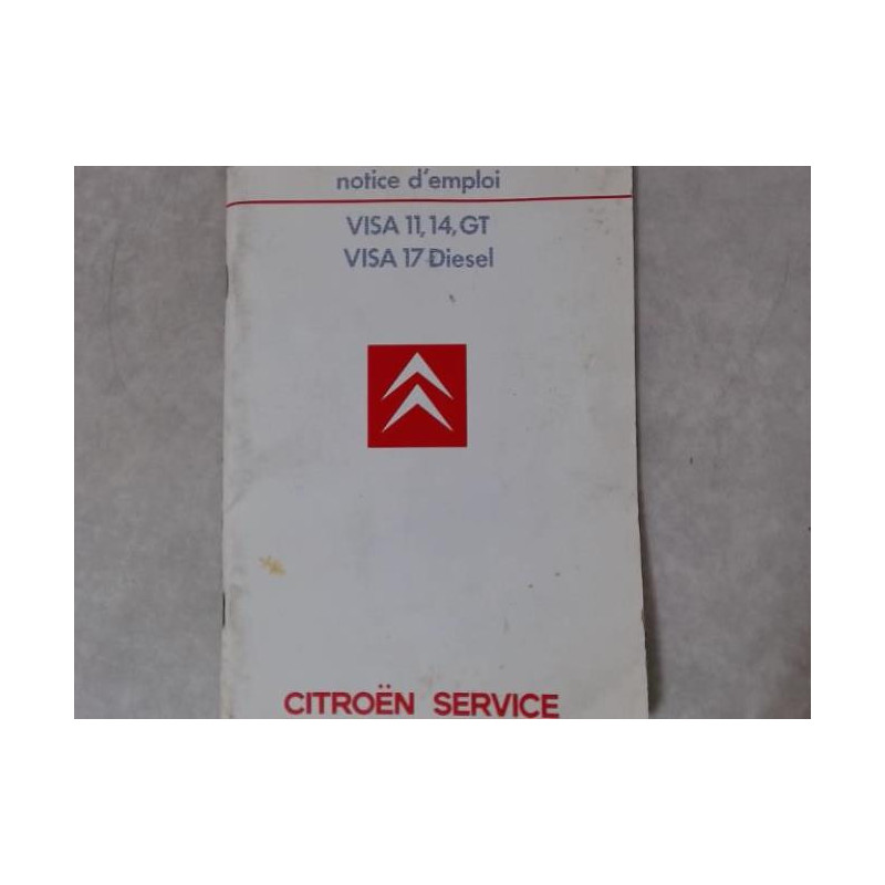 Notice d'utilisation CITROEN 11,14,GT d’occasion