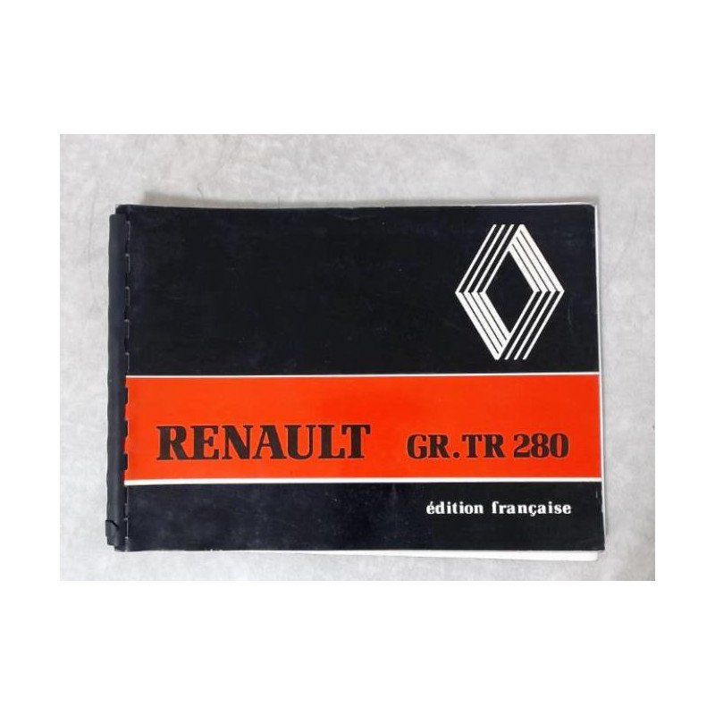 Notice d'utilisation RENAULT 280 d’occasion