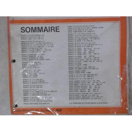 Notice d'utilisation RENAULT 489 d’occasion