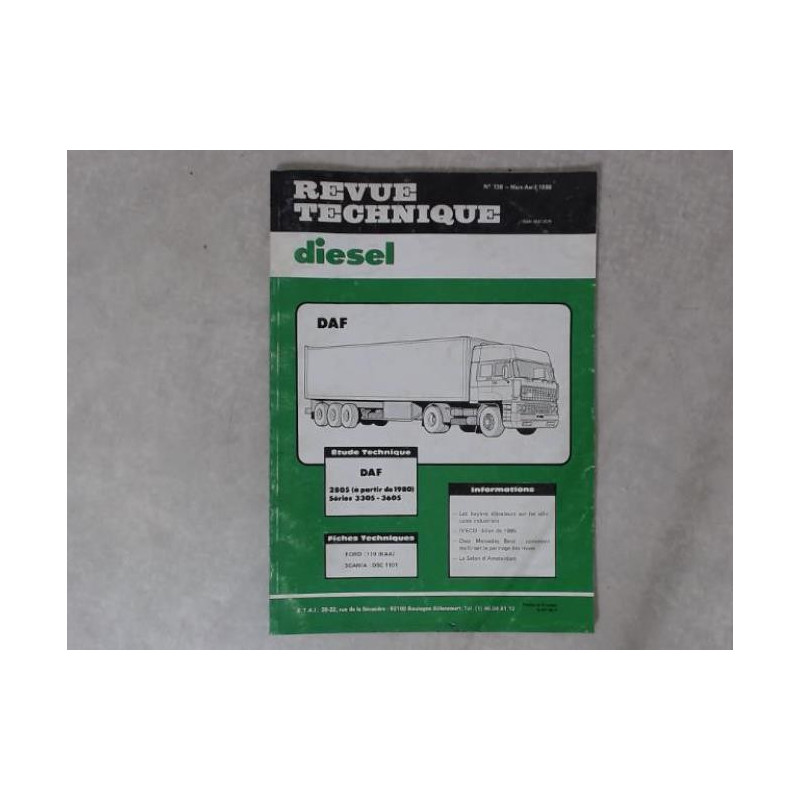 Notice d'utilisation DAF 3305-3605 d’occasion